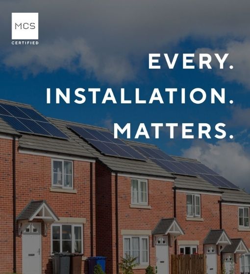Solar panels on roofs